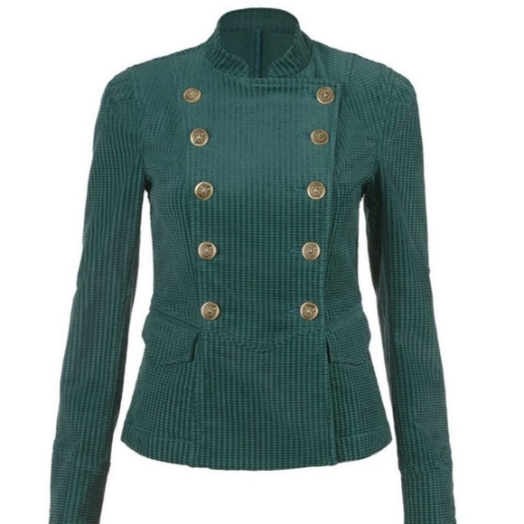 Cabi Lennon Jacket Corduroy Textured Double Breasted XS - Picture 2 of 9